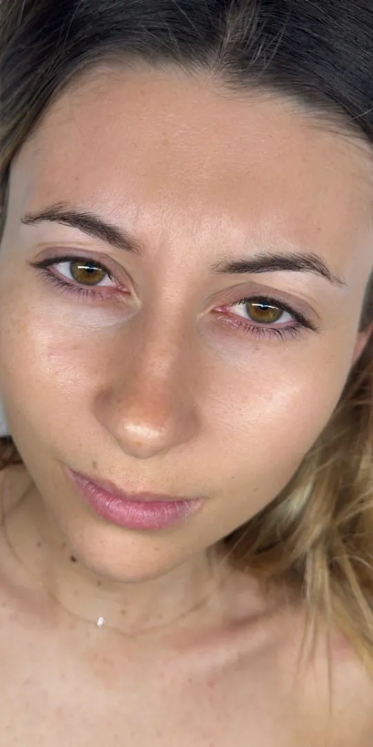 Después del lift de pestañas en Personi Studio Marbella — lash lift con tinte